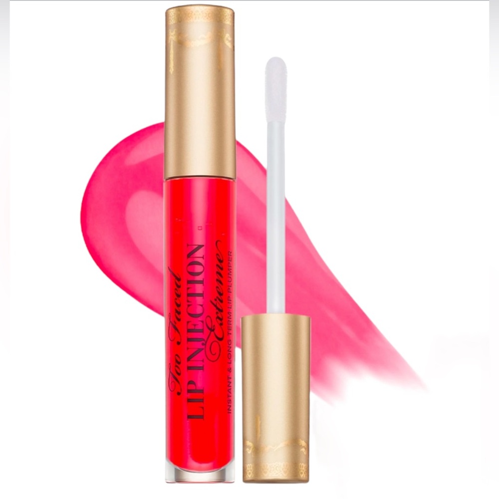 Too Faced Lip Injection Extreme Lip Plumper Gloss Strawberry Kiss